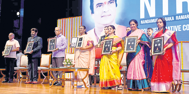 NTR Commemorative Coin Inaugurated by the President
