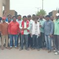 dharna-in-front-of-the-collectorate-protesting-the-recovery-of-wages-of-municipal-drivers
