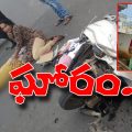 a-young-woman-died-in-a-lorry-accident-in-khammam