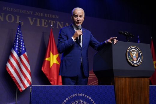Biden left for Vietnam